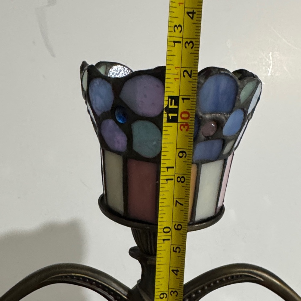 Vintage Retired, PartyLite Hydrangea Candelabra (RARE) - Picture 3 of 16